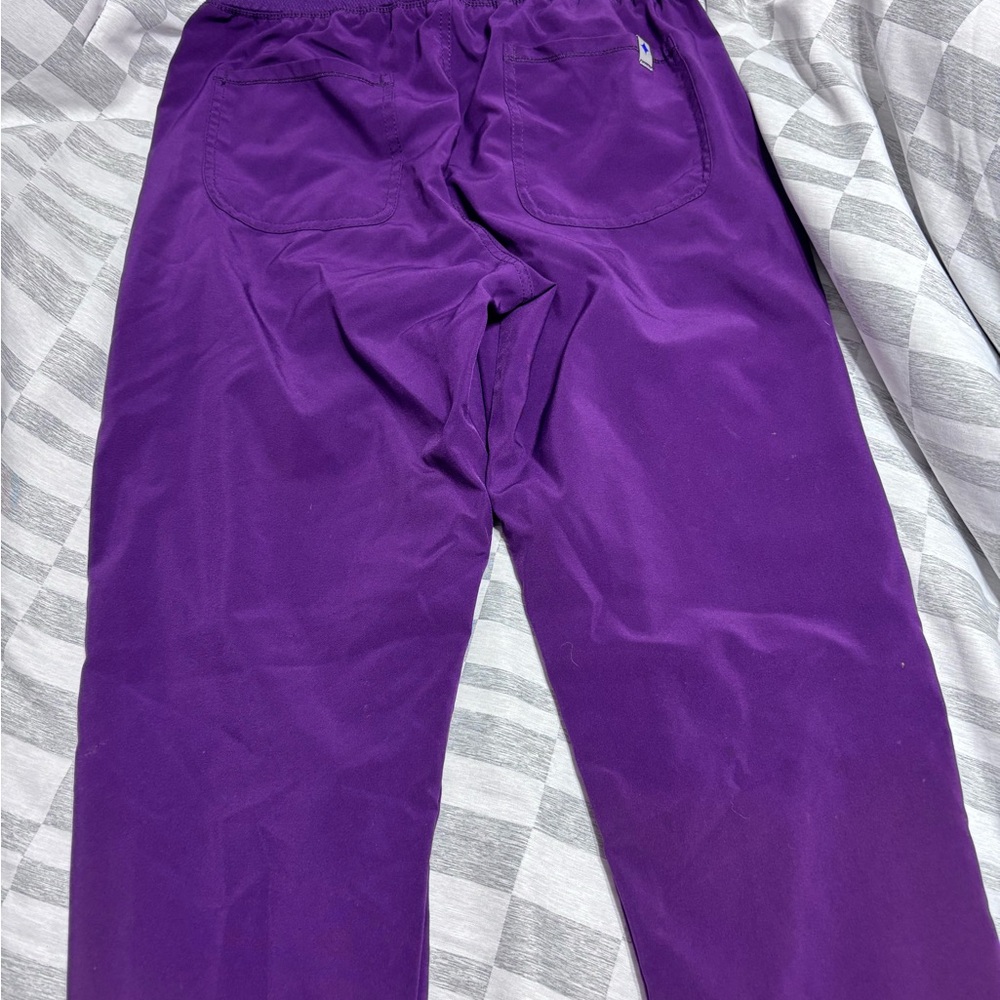 Womans Purple Scrub Jogger Pants